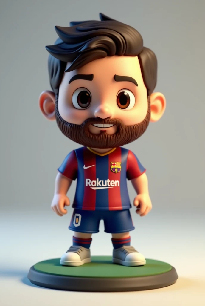 3d render of funko Messi