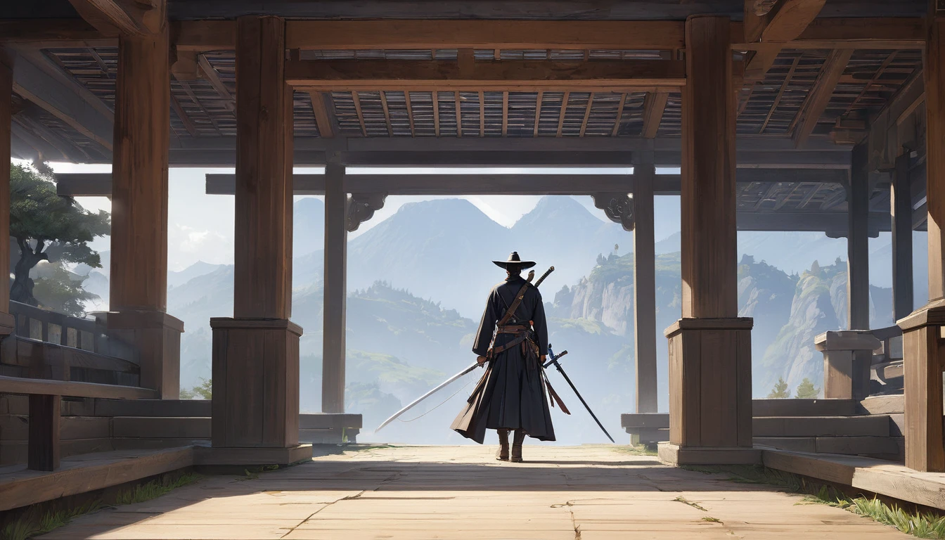 (masterpiece, Highest quality:1.2), Western Swordsman, alone