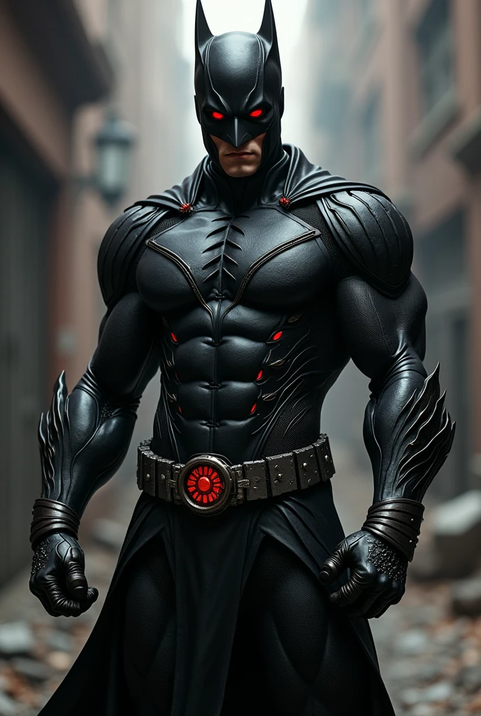 Full body photorealistic beautiful and gorgeous Teen Titans Night,,unreal engine, extremely attractive male wearing black and blue and scales transparent mesh bodysuit, with belt and gloves and black mask,,,extremely masculine physique, intricately detailed metal body armour, super bulge, realistic skin, in action, fantasy background