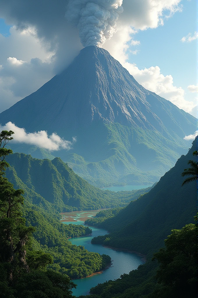 Early fomation of mt. Pinatubo
