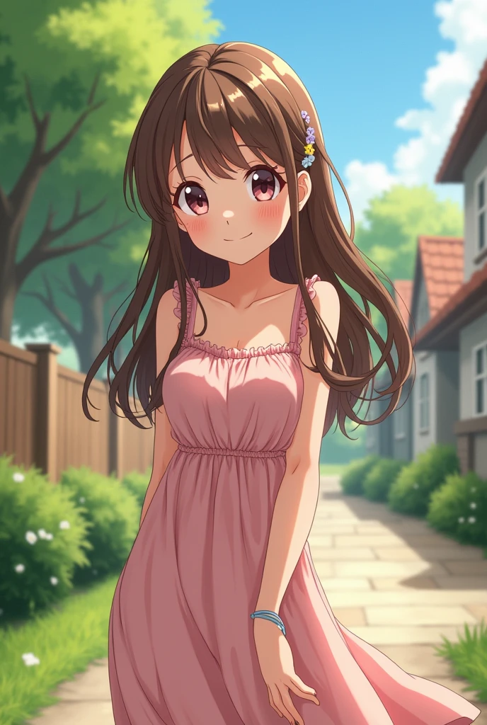 Female anime character Arya next door who is dere in Russian