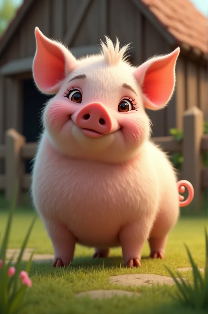 a pig