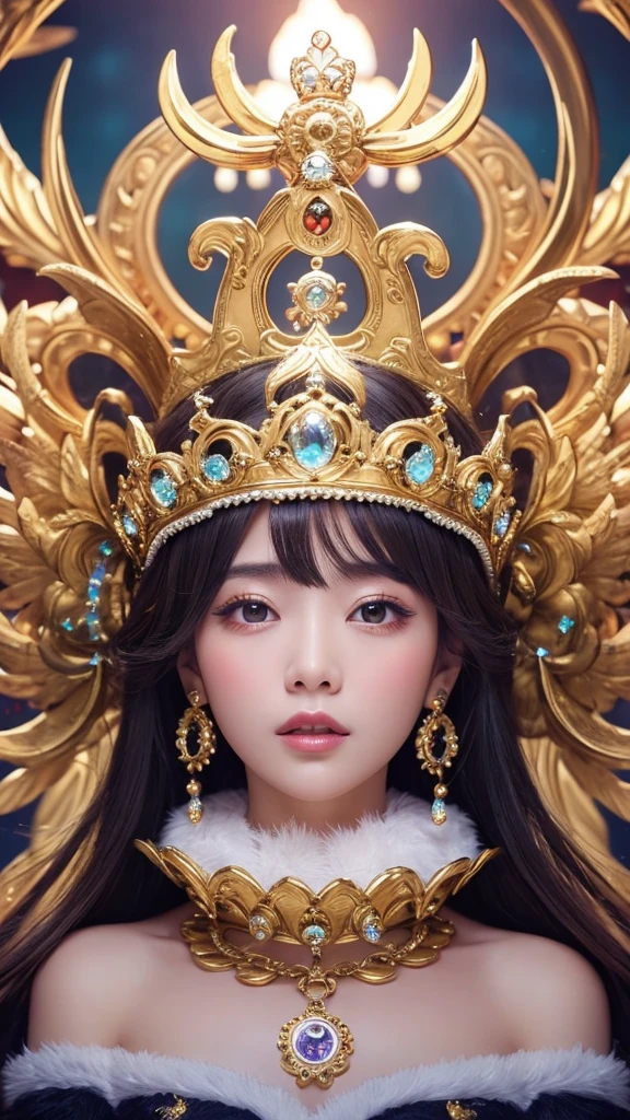 goddess　Money　nice　Crown　背景Moneyの空