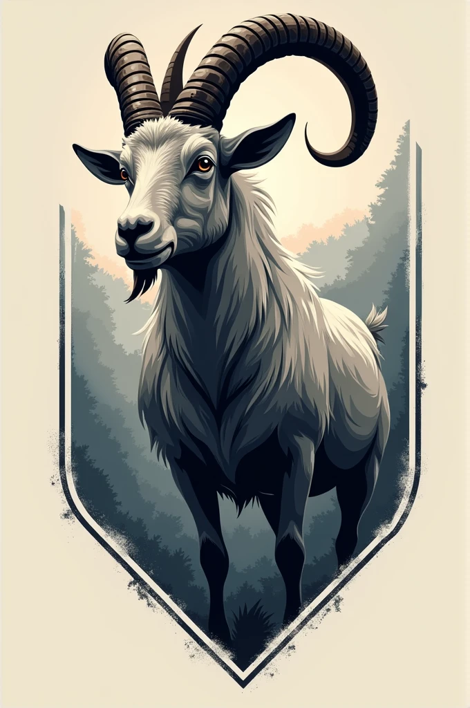 Goat logo, inspired by Messi and Cr7 GOAT.