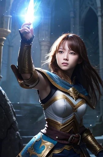 Beautiful Fighting Adventurer,Fantasy-style light clothing,pure