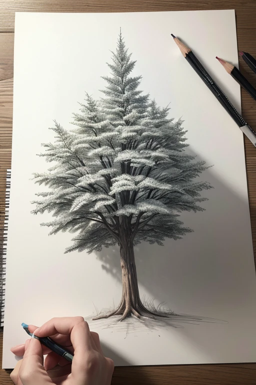 Create a drawing of a tree