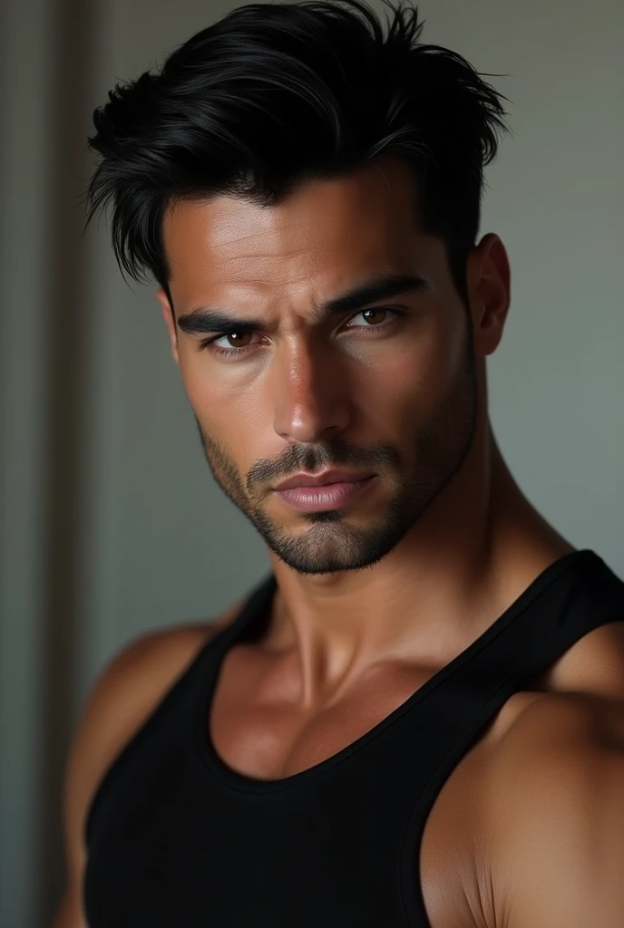 good looking male Black Hair