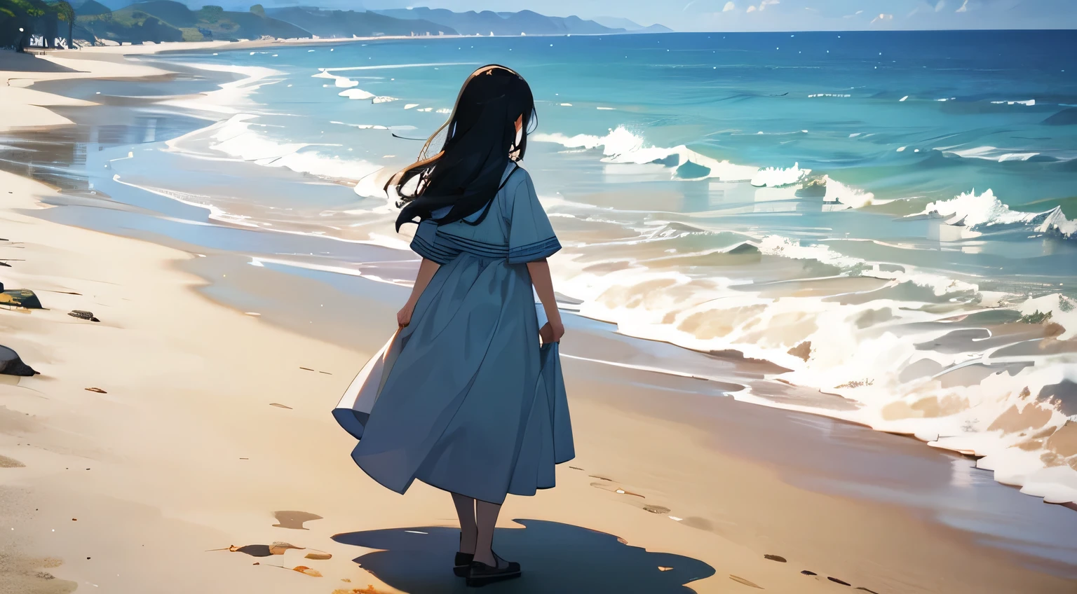 「You across the sea」
The lover I met at the beach in the summer has moved far away.、A song that expresses the sadness of not being able to convey feelings even from afar。