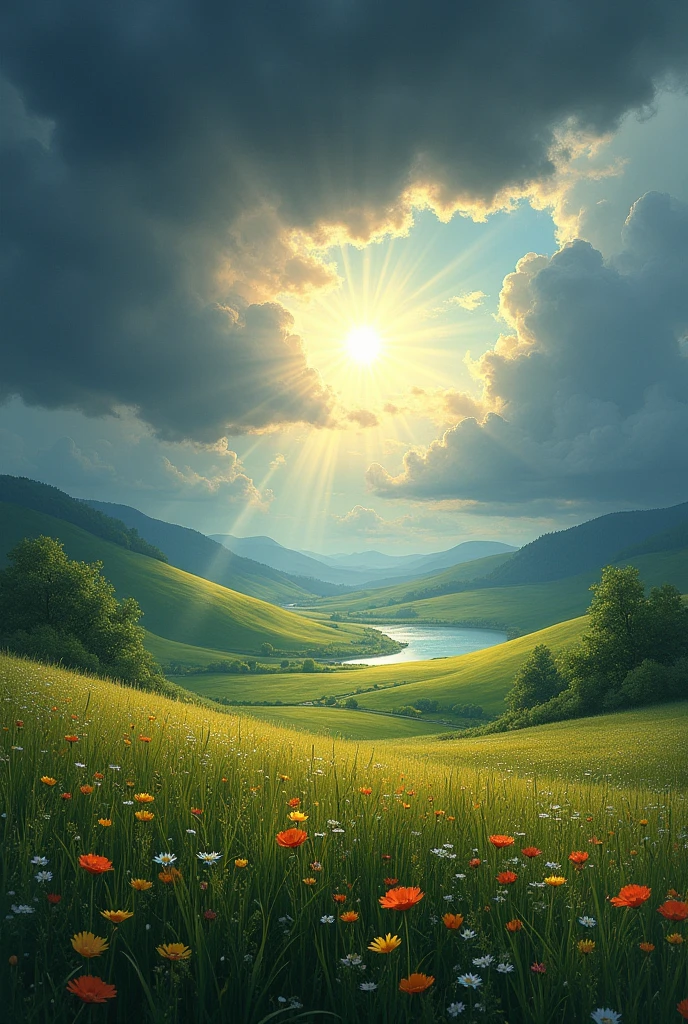After the storm the sun comes out 