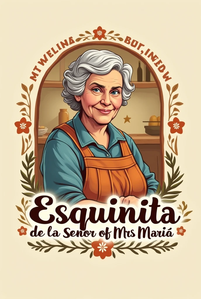 Logo that says the little corner of Mrs. Maria. in Spanish  