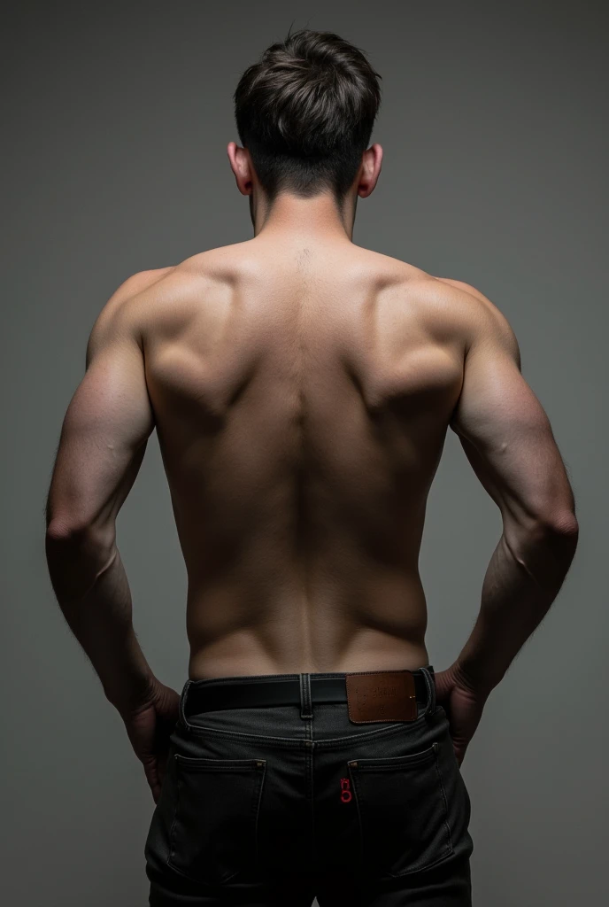 A man showing his asshole