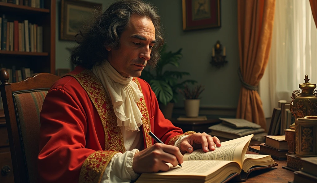 RENÊ DESCARTES MEDITATING