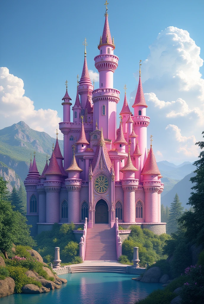 Pink Disney Castle