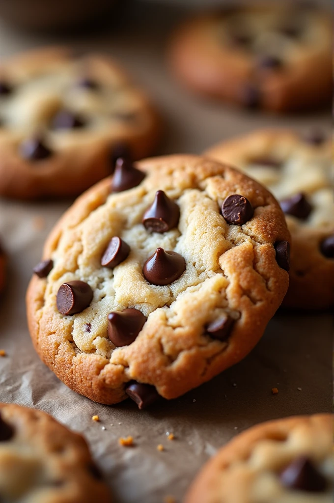 A cookie business with a chocolate chip cookie in the middle with the name i deliziosi biscotti