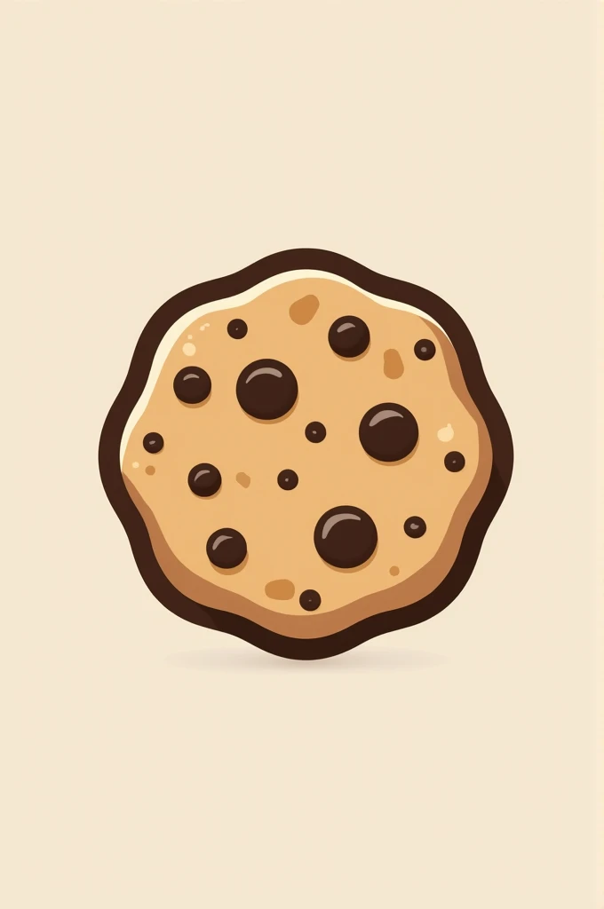 A cookie business logo with a cookie in the middle