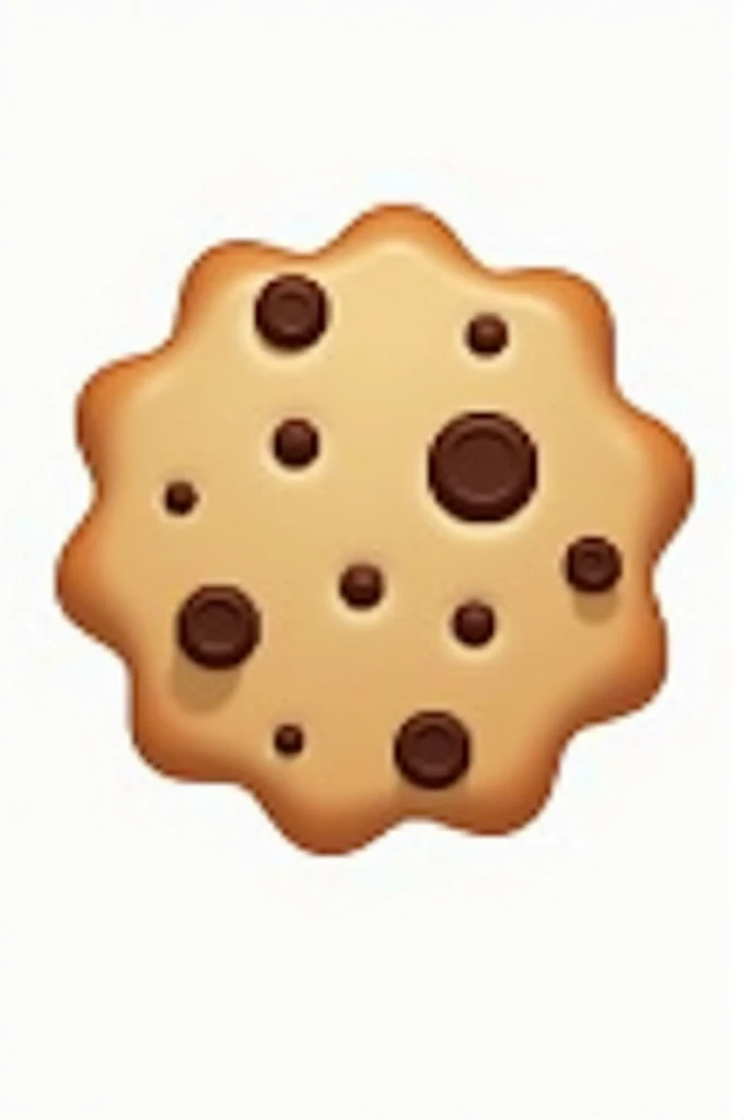 A cookie business logo with a cookie in the middle
