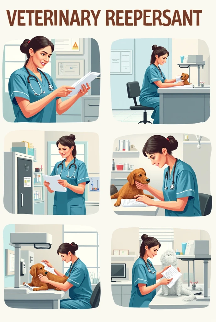 letter B1 related to veterinary assistant