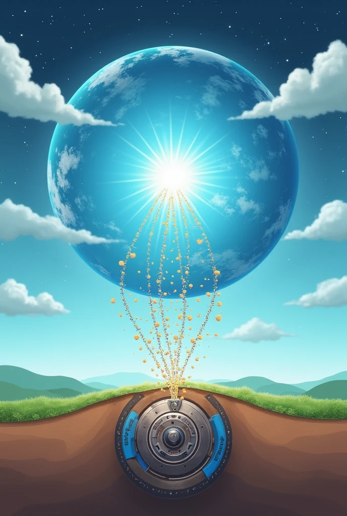 Generate an image that explains the effect of the brake on the ozone layer
