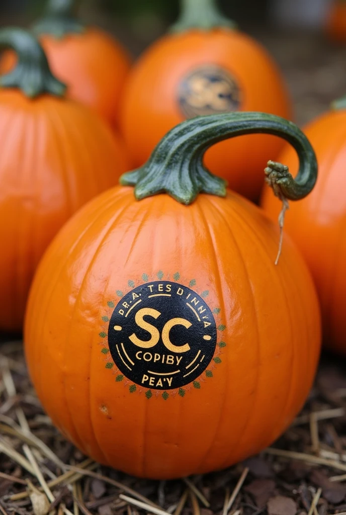 SC company logo personalized gourds 
