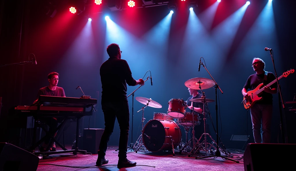 create jazz atmosphere, estilo noturno, stages, instruments, tudod que lembre jazz jam section