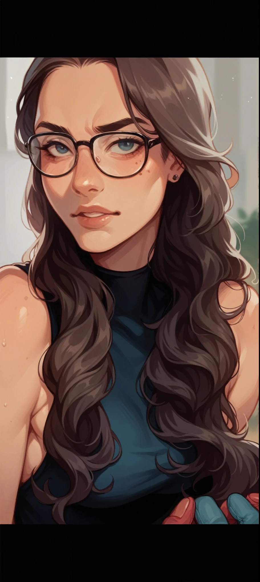 Create a 2d hand drawn style drawing
