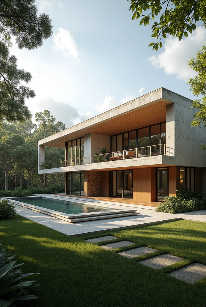 Give me an architectural proposal with photos and a use that complements the Villa Adlaida in Bogotá