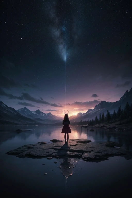 Draw a nice place, but at the same time I want it to be satanic, and all focused on Kiara, that your name is seen in the image