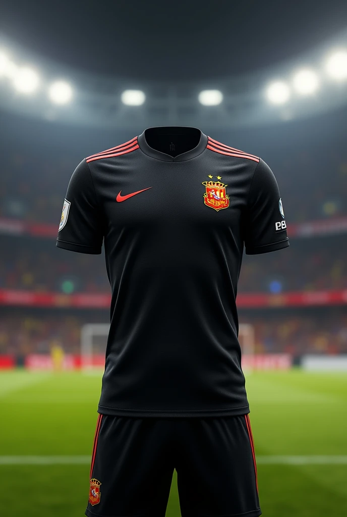 Spain black interclass shirt 