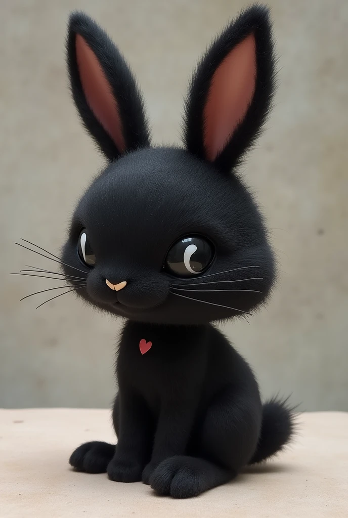 Black rabbit、hat
