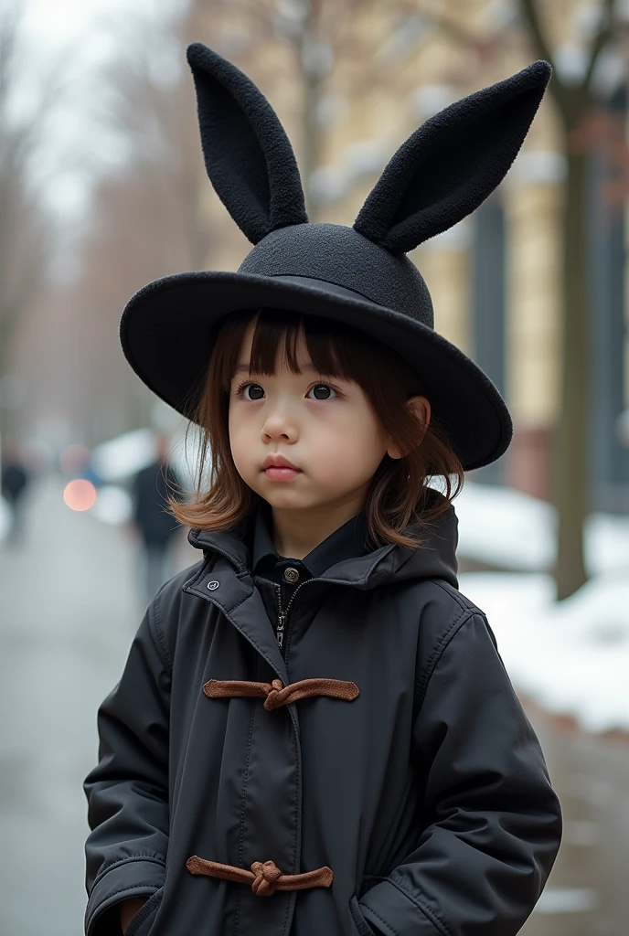 Black rabbit、hat