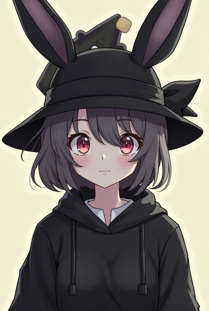 Black rabbit、hat
