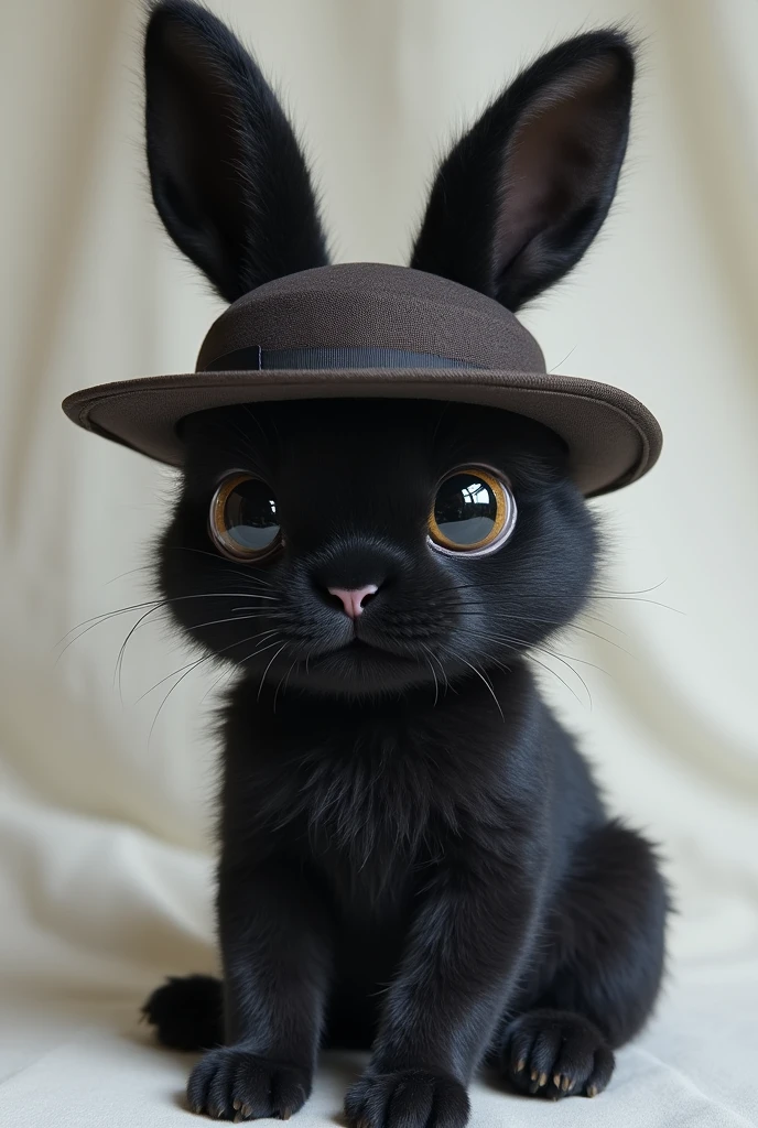 Black rabbit、hat