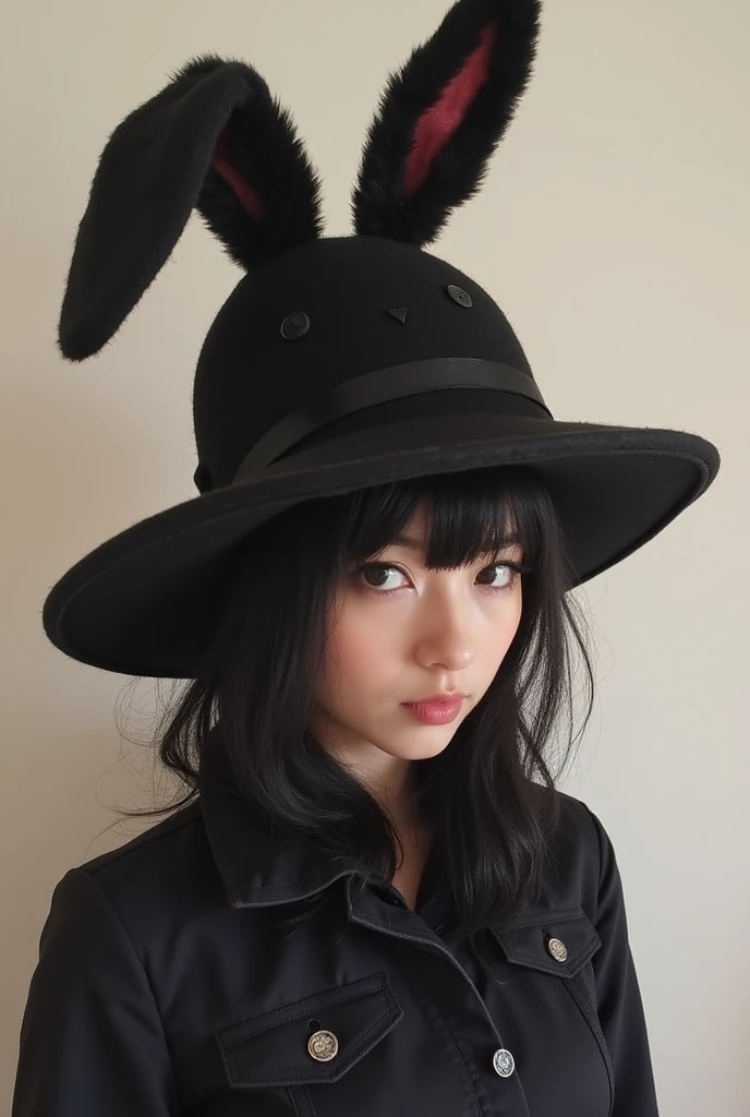 Black rabbit、hat