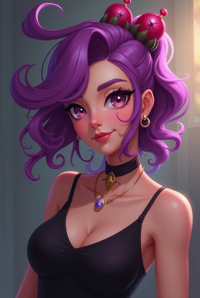 I would like the character of Zoe from League of Legends to create an expression for an icon or some fun things
