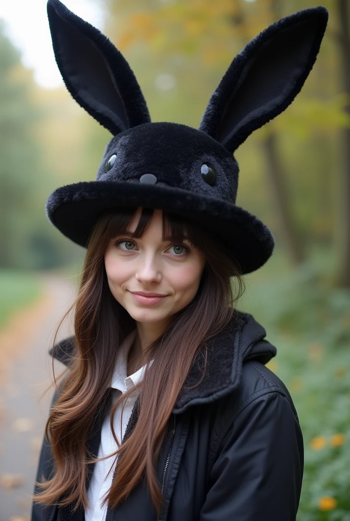 Black rabbit、hat