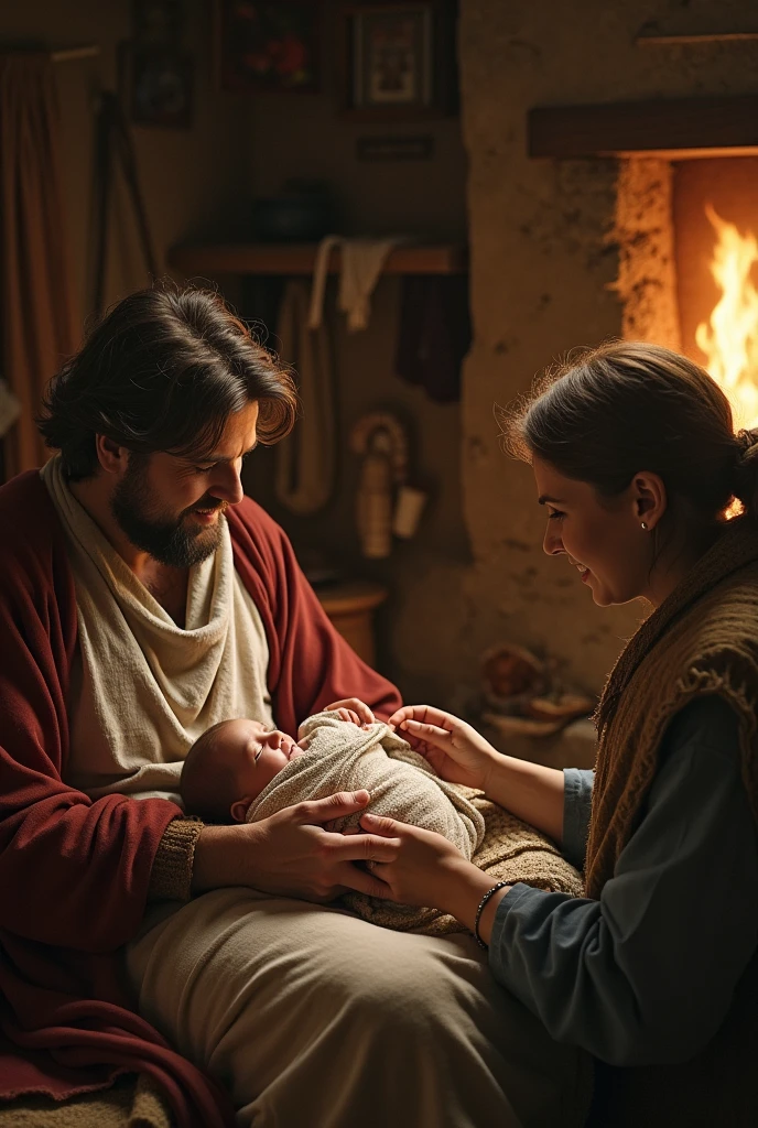 A son was born in a poor farmer's house