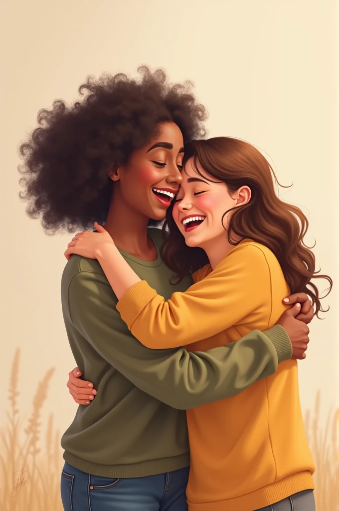 hugging