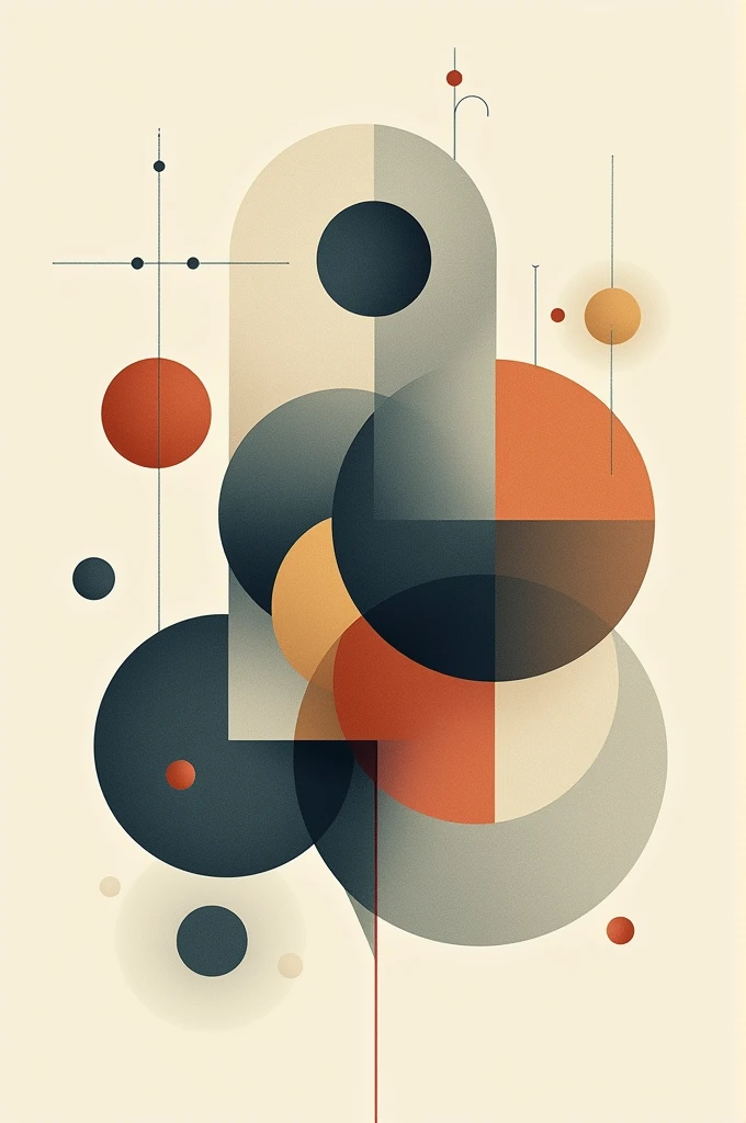 Create a drawing where the 5 laws of gestalt are together 