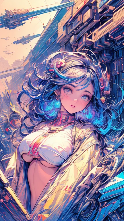 (((masterpiece, Highest quality))),(((alone:1.2))),(((One girl:1.2))),32K Wallpapers, Very detailed, Vintage Science Fiction,(((((geometric cinematic movie))))), (Bauhaus), shape,(((Abstract))),(cyber punk),(((((portfolio))))),(((((close))))),(((((breast enhancement))))),((((More Angles)))),(((highlight))),Vast landscape,(((completion. Detailed face))),(((Very talented))),(((The most complex machine))),((Overall colorful)),((bike)),((naked)),(goggles)