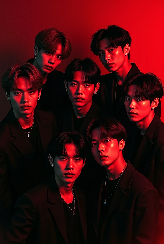 BTS with blood 