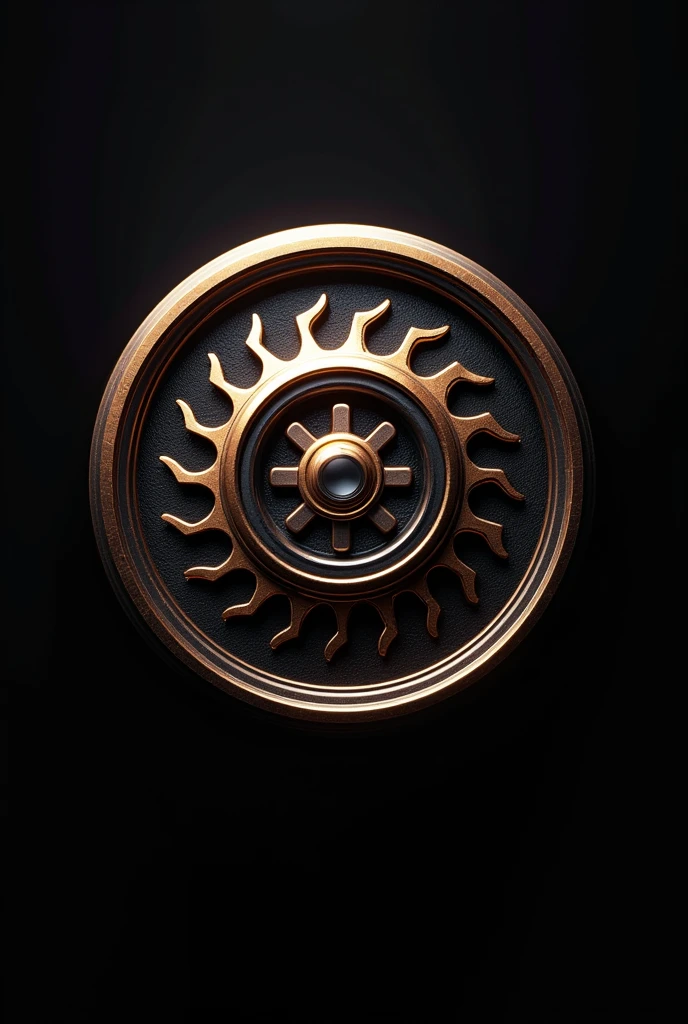 A logo with luxury spare parts for motorcycles 
