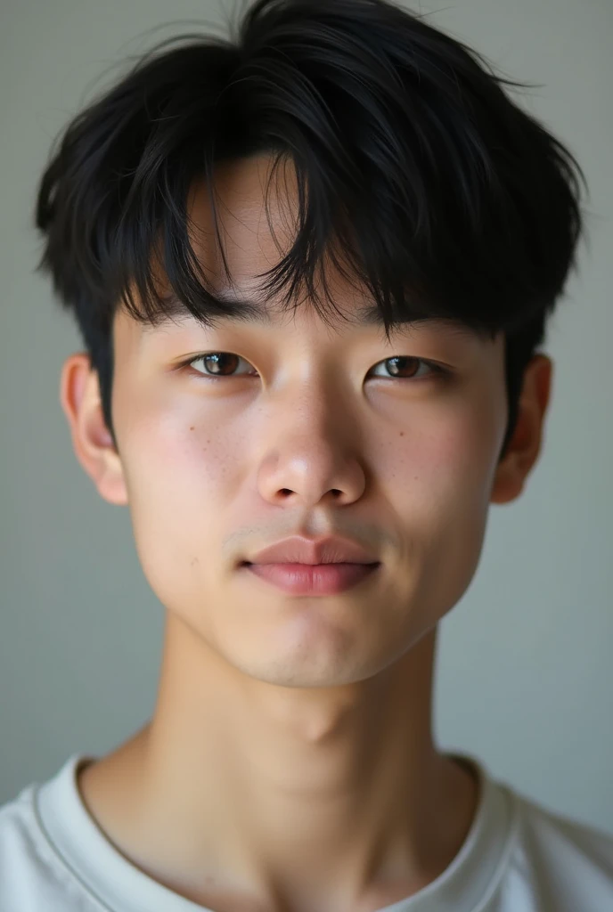 A real selfie photo of a 24-year-old Chinese man