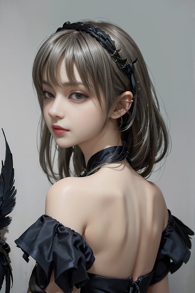 (front focus), (in the dark:1.6), Hyperrealist portrait of female by david hockney and alphonse mucha, fantasy art, photo realistic, dynamic lighting, artstation, posters, volumetric lighting, very detailed faces, 16K, award winning, 1girl,Rose Maiden,First Doll,Mercury lamp,suigintou, in the dark, deep shadow, low key, cowboy shot, (official clothing:1.4), long hair,silver hair,Large, full bust,(Black wings growing from the back:1.4)、 fine tune, evil smile, pale white skin, (whole body), Ultra detailedeyes, detailed back ground, (deep decolte), (mini breast sticker:1.2), (long string thong)
((masterpiece:1.4)), expensive quality,(((Completely naked))), very_expensive_solve, big_file size, Full Color, Thick outline, Clear contours, colorful, (Beautiful fine details), ((Beautiful Face:1.0)), ((Boyish face:1.4)), 1 girl, (Ranma), (Redhead), short hair, (Braided Ponytail), ((bangs)), bumpy bangs, Blue-gray eyes, Big Breasts, Curvy, Ranma, Braided Ponytail, ), Are standing, Full Body, Cowboy shot,((From below:1.4)), ((Portraiture:1.8)), ((Inter-share focus:1.4)), ((Happy))