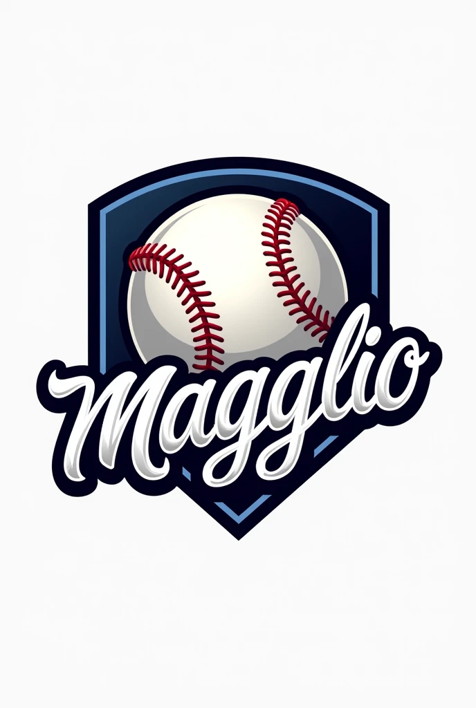 A logo with a baseball that says Magglio