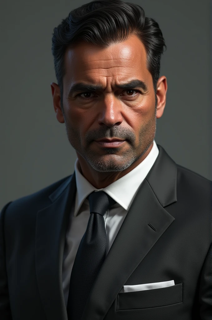 Marco Cabrera is a dark-skinned businessman