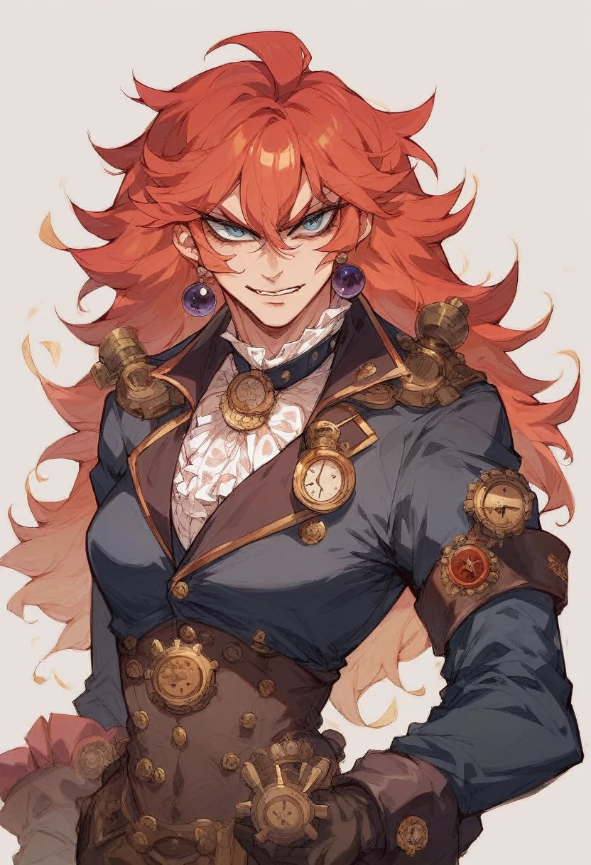mereoleona vermillion, steampunk clothes.