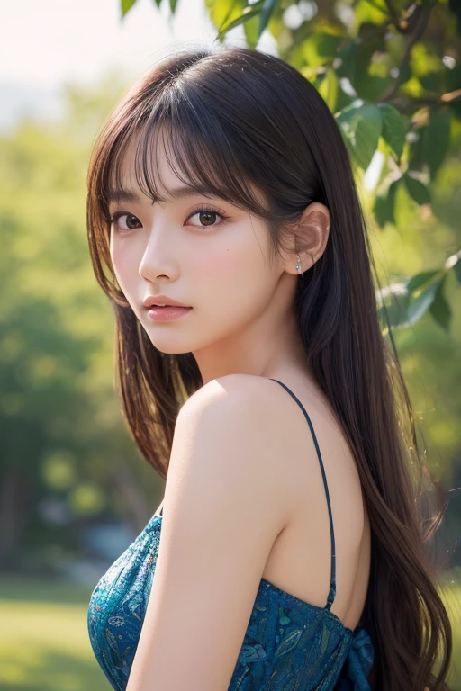 ((Highest quality)),(超High resolution),(Very detailed),(Detailed Description),((The best CG)),(masterpiece),Ultra-detailed art、(Highest quality、8k、32K、masterpiece)、(Realistic)、(Realistic:1.2)、(High resolution)、Very detailed、Very beautiful face and eyes、1 female、Tight waist、Delicate body、(Highest quality、Attention to detail、Rich skin detail)、(Highest quality、8k、Oil paints:1.2)、Very detailed、(Realistic、Realistic:1.37)、Bright colors、Beautiful Japanese Women、Detailed face、Smooth Skin、