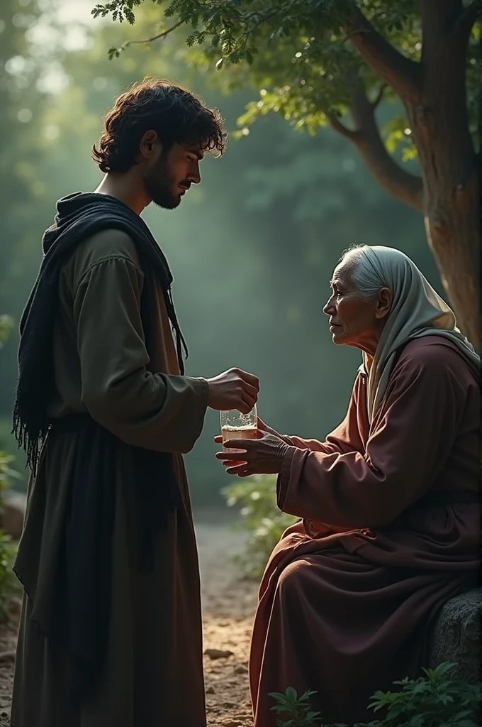 When he was waiting for the water, he saw an old woman sitting there crying, Ronit felt very bad and being humane, he offered water to that woman. The woman suddenly stopped crying and she helped Ronit. She looked at him in a very scary manner and started asking him, do you know where my husband is?