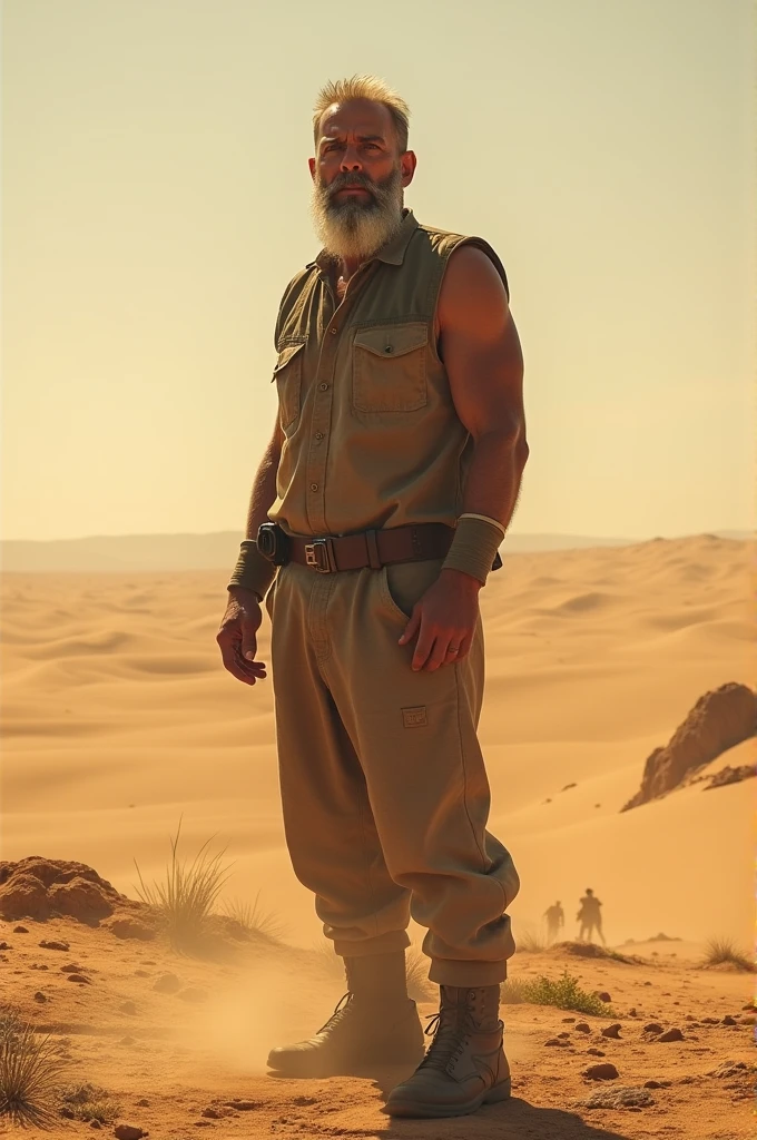 Man in the desert