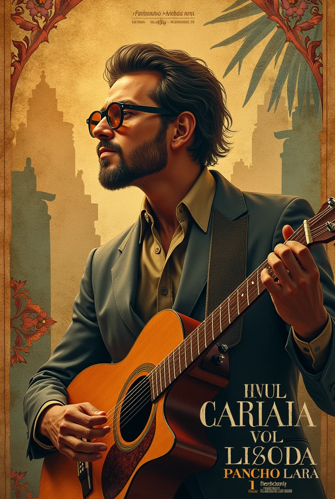 EP cover with the name: "Soul of Cuzcatlan Vol.. 1 - Pancho Lara" second line Bossa Nova, The image may contain the cover of the book Alma de Cuzcatlan by Pancho Lara